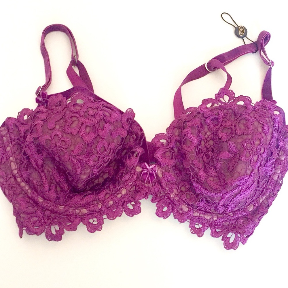 Dita Von Teese Dahlir Balconette Lace Bra 34C